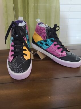 Disney Multicolor Patchwork High-Top Sneakers